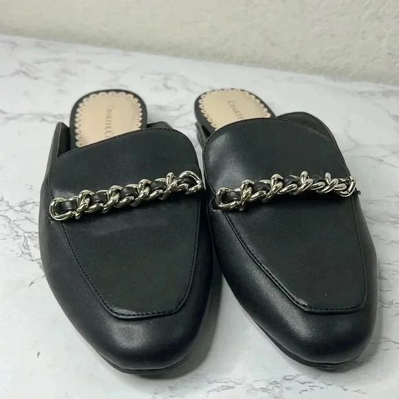 CHARTER CLUB Kari Womens Faux Suede Chain Mules Size 7M - Picture 6 of 9